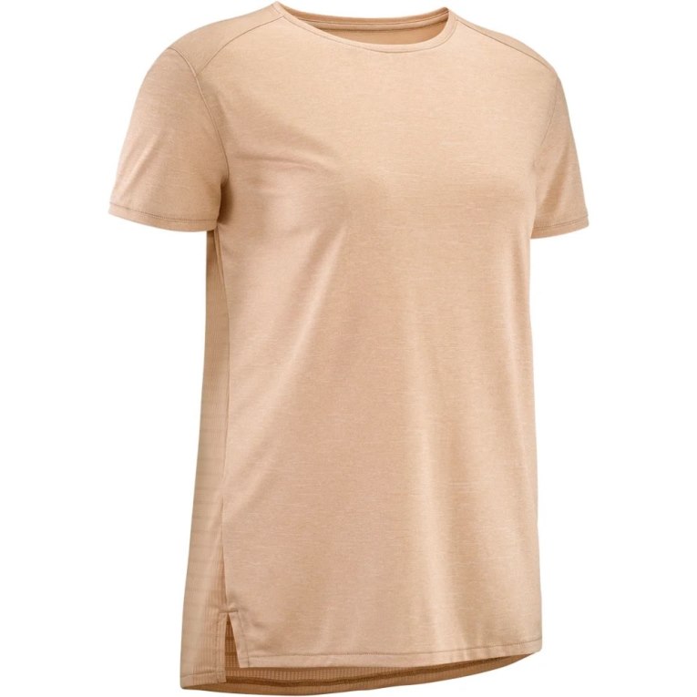 Camiseta Salomon Outline Summer Corta Sleeve Mujer Coral | MX HJOX056